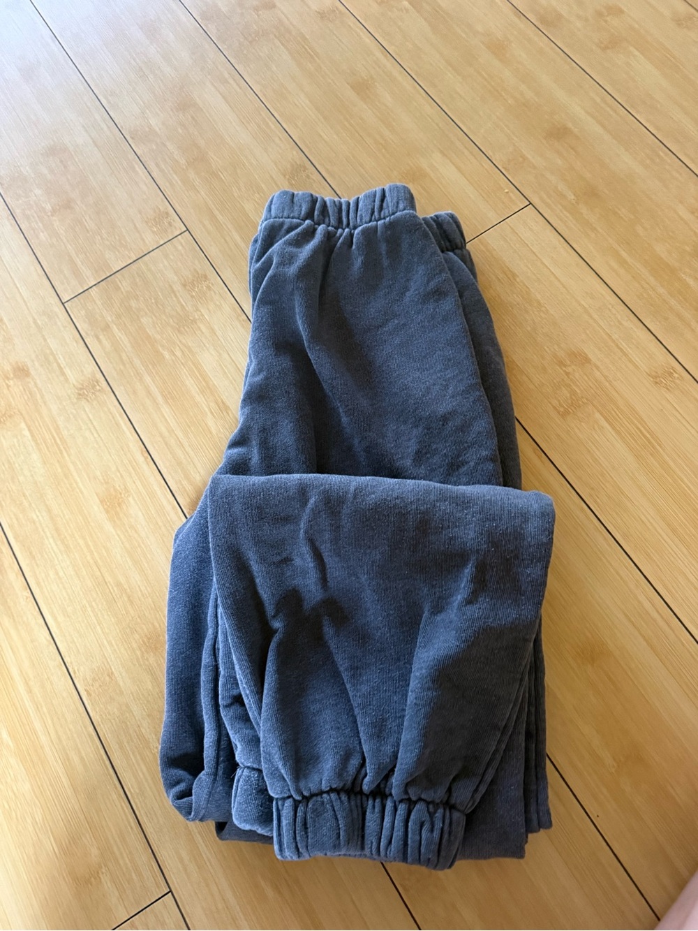 Women Gray Fleece Jogger Pants